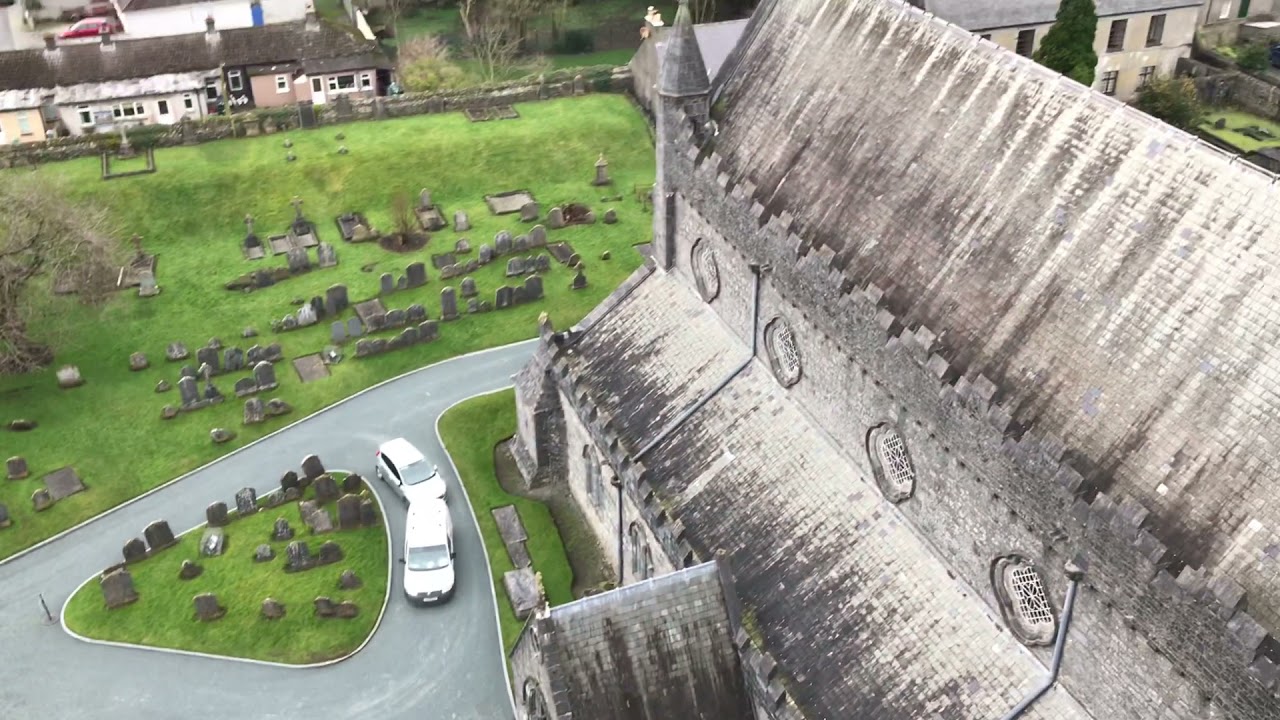 Kilkenny - View from the round tower at the Cathedral Church of St Canice &