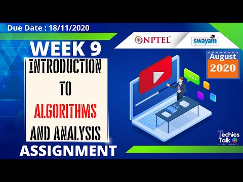 NPTEL Introduction to algorithms and analysis Week 9 Quiz Assignment Solution | August 2020 | Swayam