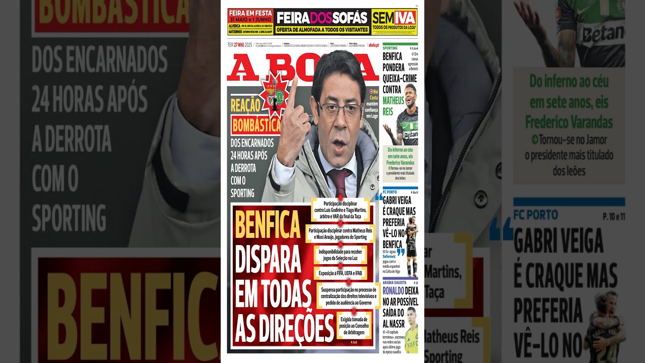 Prime Pagine Quotidiani Sportivi di Oggi - martedì, 27 maggio 2025 #video #sports #calcio