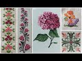 Floral cross stitch Hand embroidery thick cotton / Beautifull Hand cross stitch