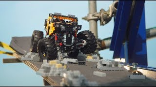 LEGO Technic 4x4 X-treme Off-Roader tackles the ultimate obstacle course!