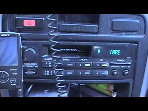 Cleaning the Tape Player in My 1995 Honda Accord