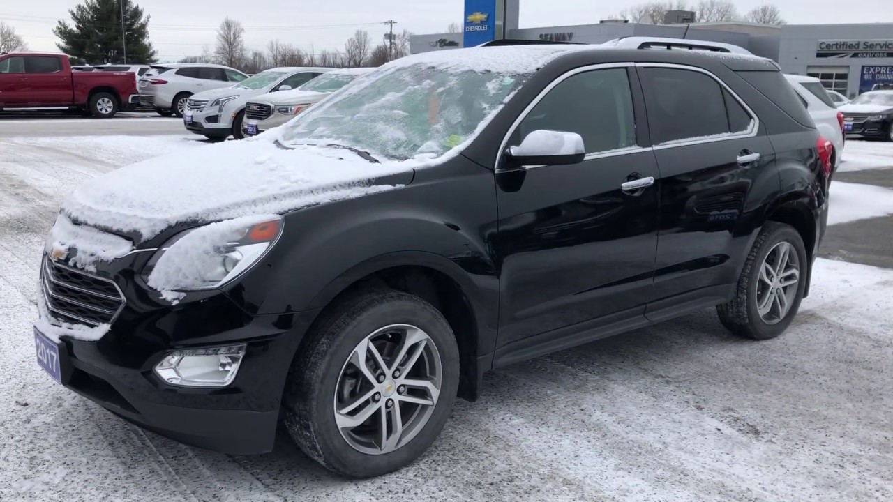 2017 Black Chevy Equinox available at Seaway GM - YouTube