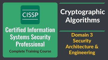 CISSP Cryptographic Algorithms - Domain 3 Security Architecture & Engineering | Urdu | Hindi |