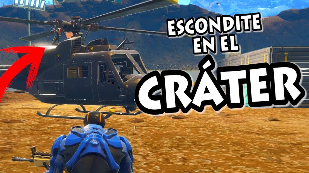 JUGANDO AL ESCONDITE en el CRÁTER *INCREÍBLE COMO SE ESCONDEN* FORTNITE