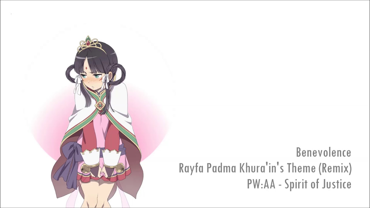 Rayfa Padma Khura'in ~ The Unyielding Medium Princess (Remix) - PW:AA -  Spirit of Justice - YouTube