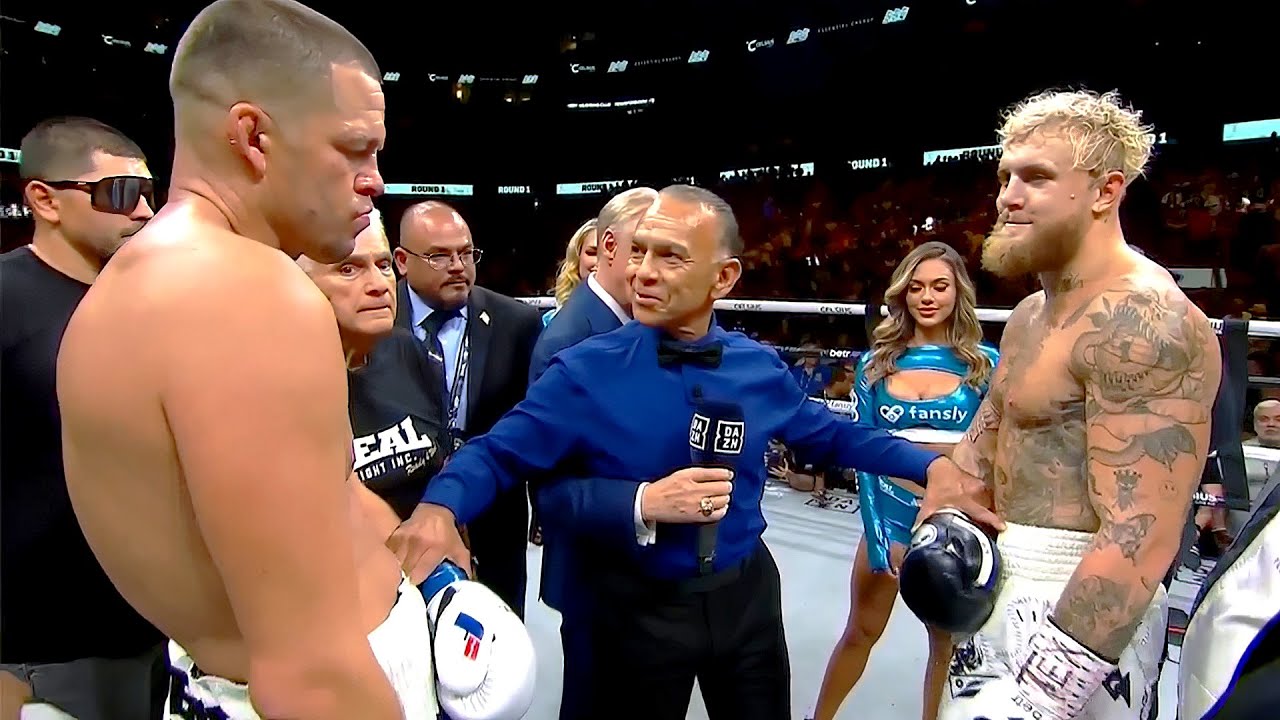 ⁣Nate Diaz (USA) vs Jake Paul (USA) | BOXING fight, HD