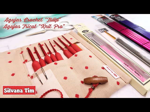 Crochet Hooks Review 🌷 ETIMO RED, ETIMO GOLD, and ETIMO ROSE by Tulip,  Knit Pro 