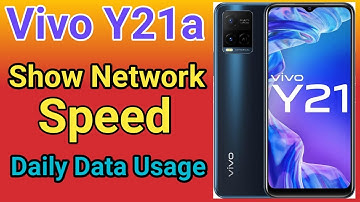 Vivo y21a Show Daily Data Usage | How To Show Daily Data Usage In Vivo y21a