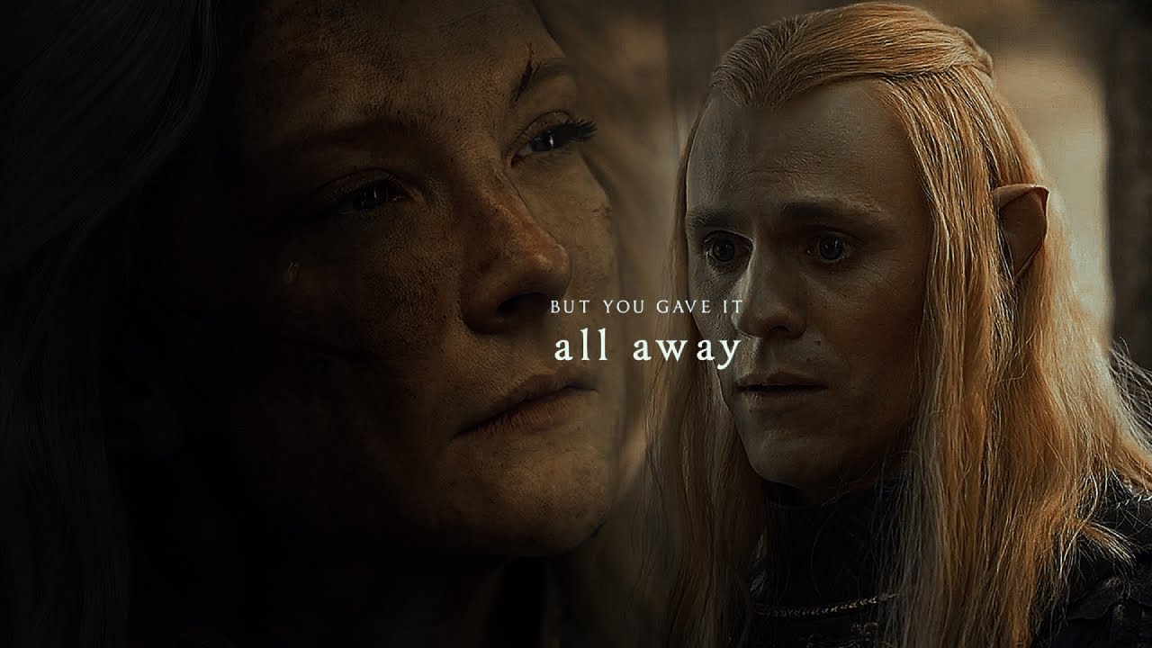 sauron & galadriel • gave it all away