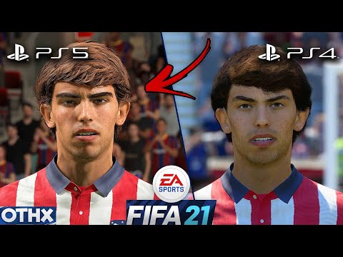 FIFA 21 | NEW PS5 vs PS4 | Atletico Madrid Faces Comparison! @Onnethox