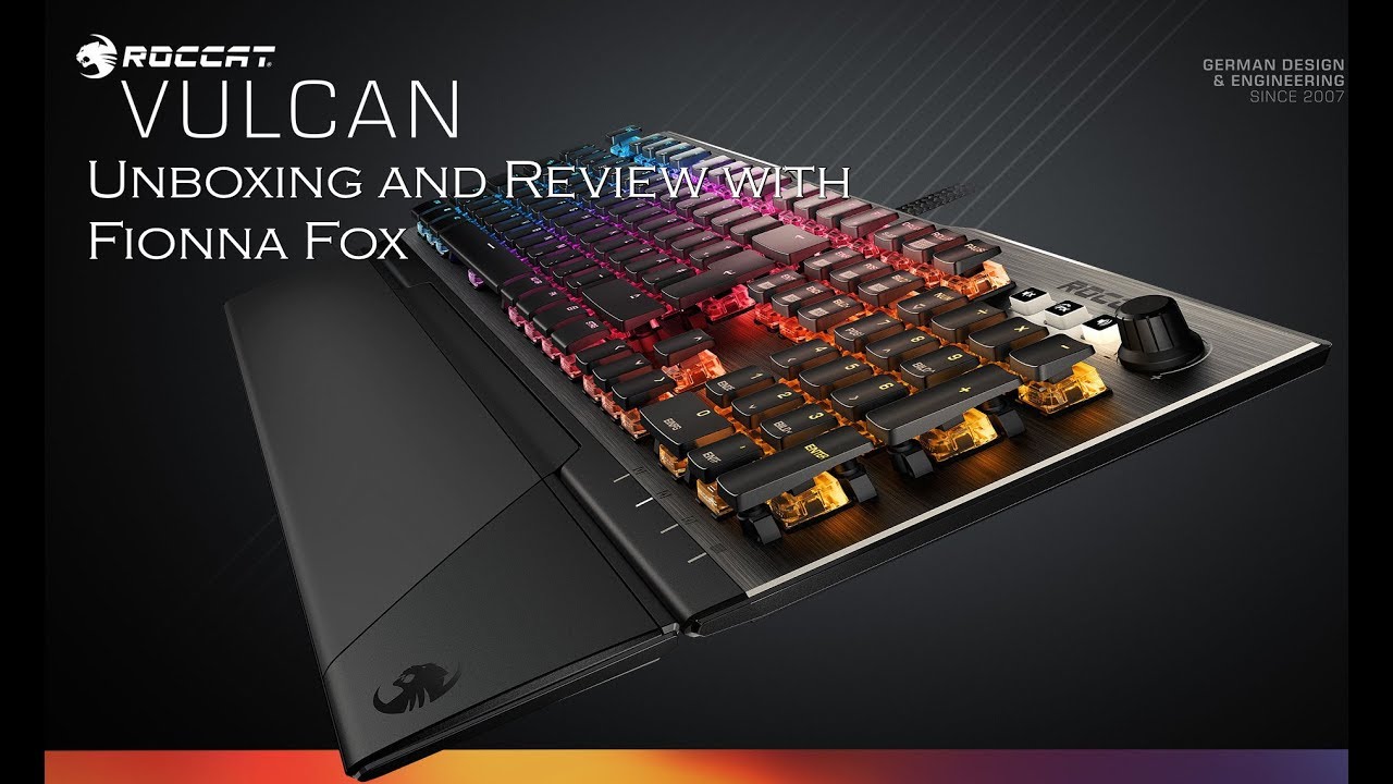 Unboxing and Review Roccat Vulcan 120 Aimo RGB Keyboard