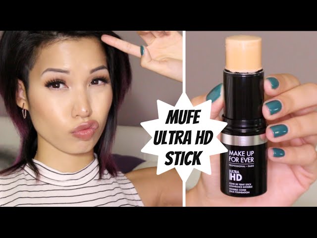 Comparison: MUFE Ultra HD Foundation vs. Ultra HD Invisible Cover Stick 