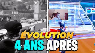 Je réagis à mon évolution sur FORTNITE  (jétais trop fort)