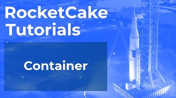 Containers in RocketCake, the Responsive Website Editor