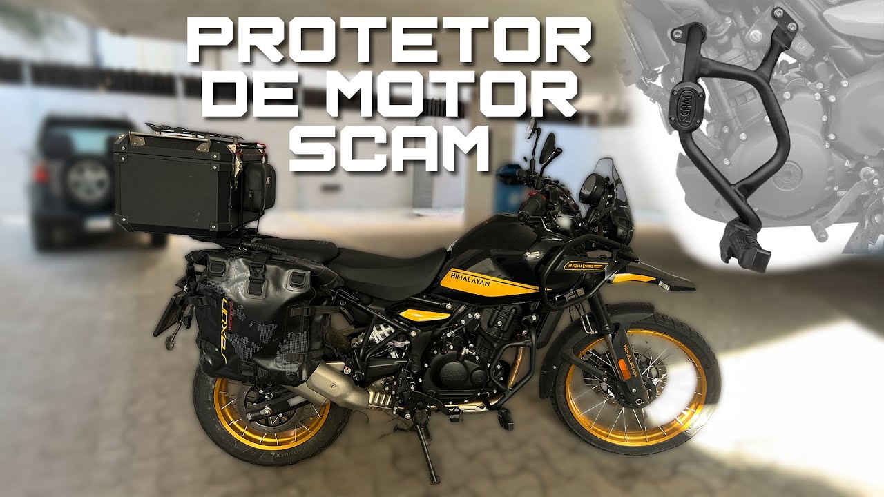 Himalayan 450 protetor de motor scam