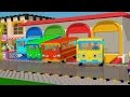 Wheels on the bus go round and round | Lego Bricks bus | Part 5 | Nursery rhymes | Kiddiestv