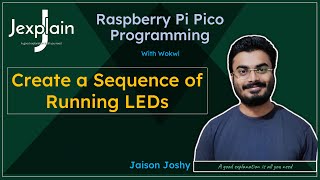 Sequence of Running LEDs on Raspberry Pi Pico