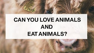 Can You Love Animals And Eat Them?
