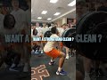 Master Your Warm-Up Master Your Hang Clean! #shorts