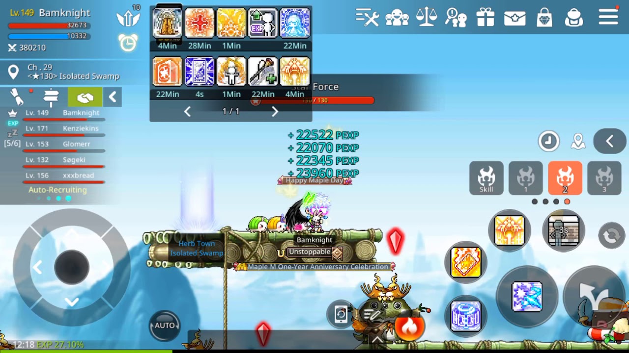Maplestory M Phantom Advanced Blessing glitch YouTube