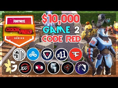 10 000 codered duo tournament game 2 fortnite - fortnite code red tournament today