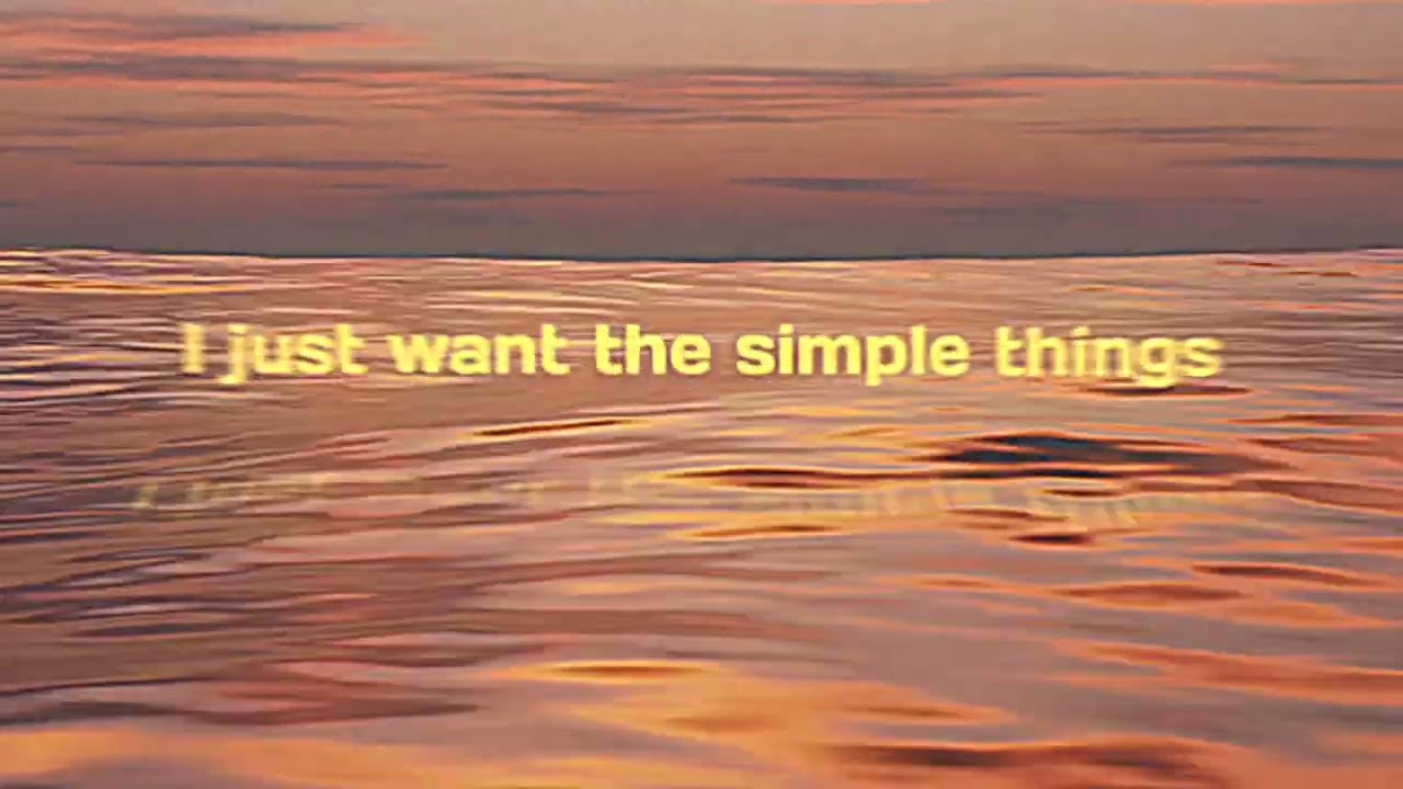 Luxpop - Simple Things (Lyric Video)