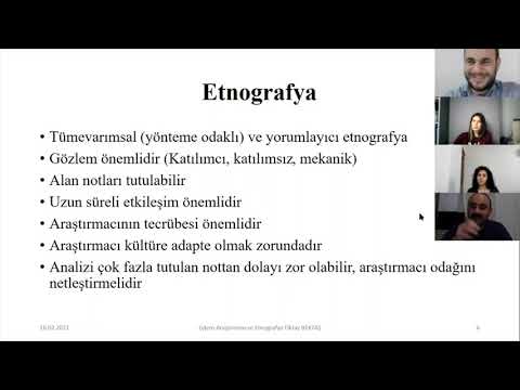 Video: Etnografya makalesi nedir?