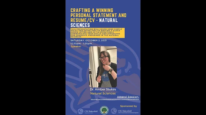 Crafting a Winning Personal Statement and Resume/C...