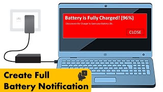 How to get Full Battery Notification in Windows 10 screenshot 1