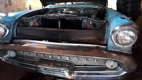 Engine start up: 1957 Oldsmobile Rocket 88