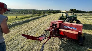 Baling Up The Top Field At My Bosses