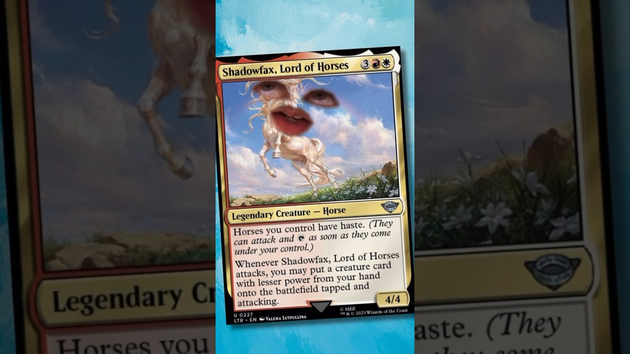 shadowfax mtg card FOIL SHADOWFAX, LORD OF HORSES X4 The Lord Of The Rings Magic MTG MINT CARD