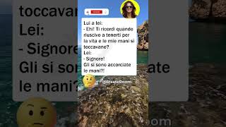 📏 Le mani che si uniscono #barzellette #divertente #umorismo #comicità #risate #italia #perte