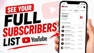 How to See Your Full YouTube Subscribers List (2026) | See Who Subscribed to You
