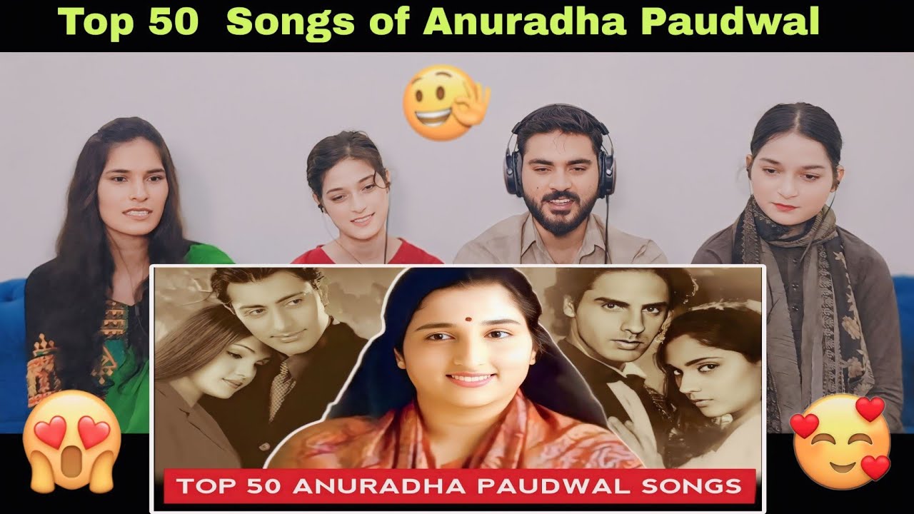 Top 50 Anuradha Paudwal Songs _ Random Ranking _ Sanam Verse