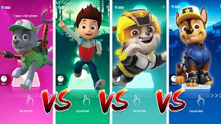 Rocky  Ryder  Rubble  Chase.Who is best? | Tiles Hop EDM Rush