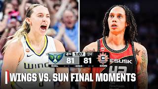 PAIGE BUECKERS CLUTCH BUCKETS 🔥 Final Moments from Wings vs. Sun | WNBA on ESPN