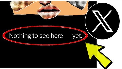 How To Fix X Twitter App Nothing to see here -- yet Problem Solved