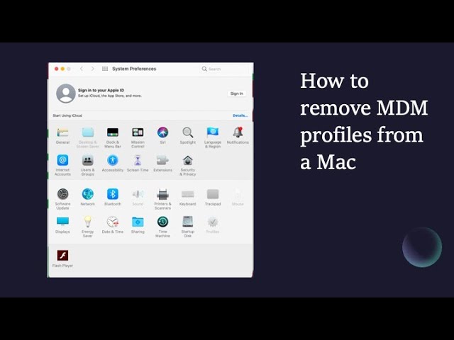 Unable to remove MDM Profiles from Mac