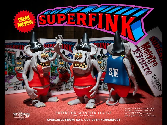 SUPERFINK MONSTER フィギュア - YouTube
