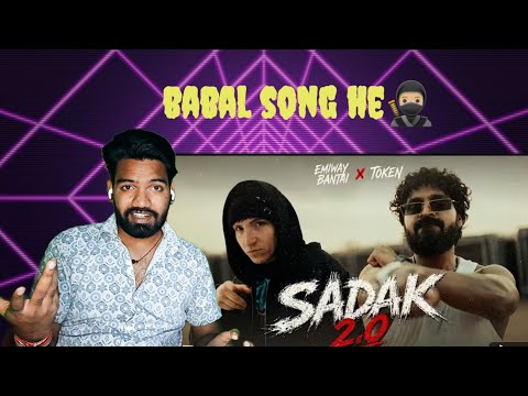 SADAK 2 .O rong reaction | EMIWAY | TOKEN | #reaction #hiphop #dhh #sadak #viral 