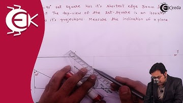 problem 1 on 30 60 90 set square