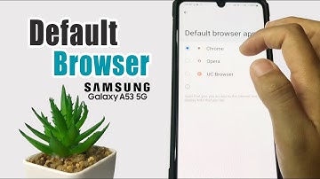 Samsung A53 5G | How To Change Default Browser