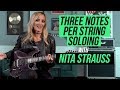 Three Notes Per String Soloing with Nita Strauss!