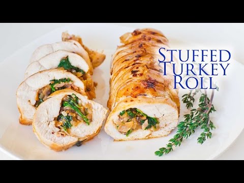 Video: Turkey Rolls With Spinach