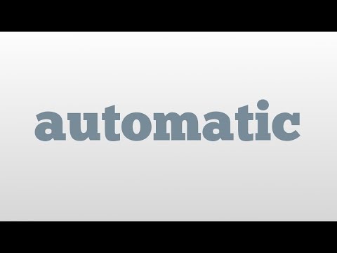 automatic meaning and pronunciation