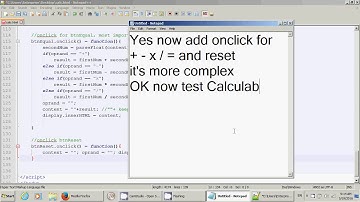Make Calculator on Web HTML & javascript - part3