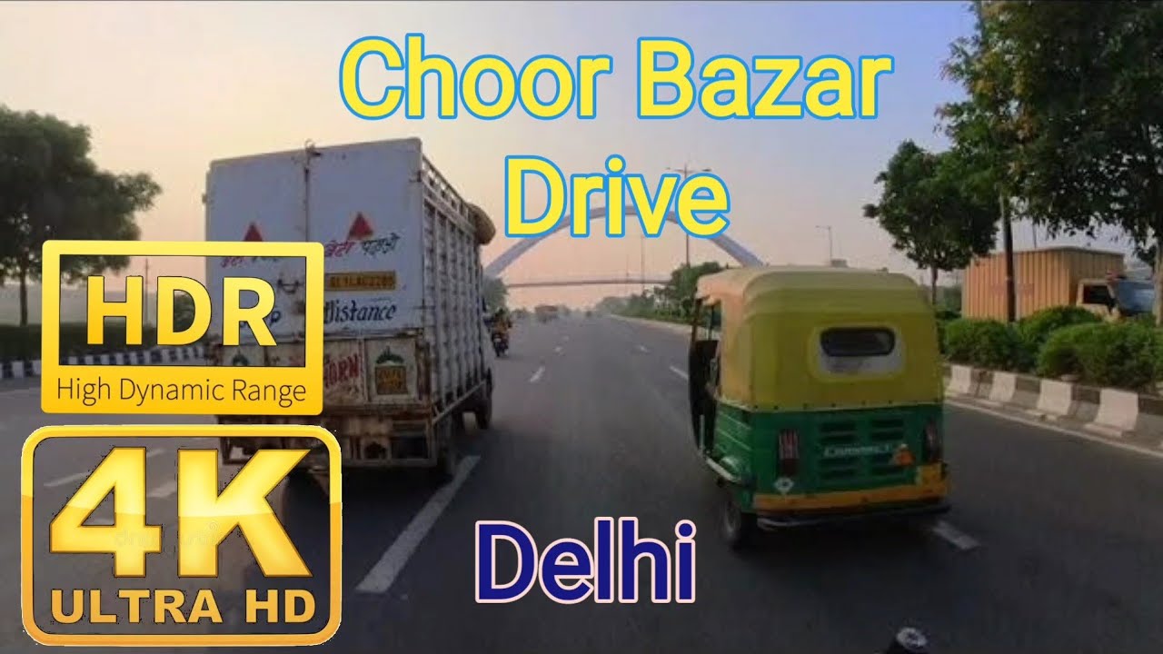 4k Early Morning Drive From Mukarba Chowk To Chor Bazar