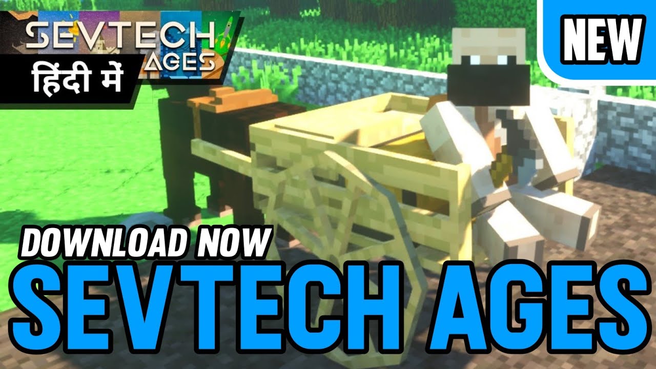 HOW TO DOWNLOAD SEVTECH AGES MOD IN MINECRAFT PE - YouTube